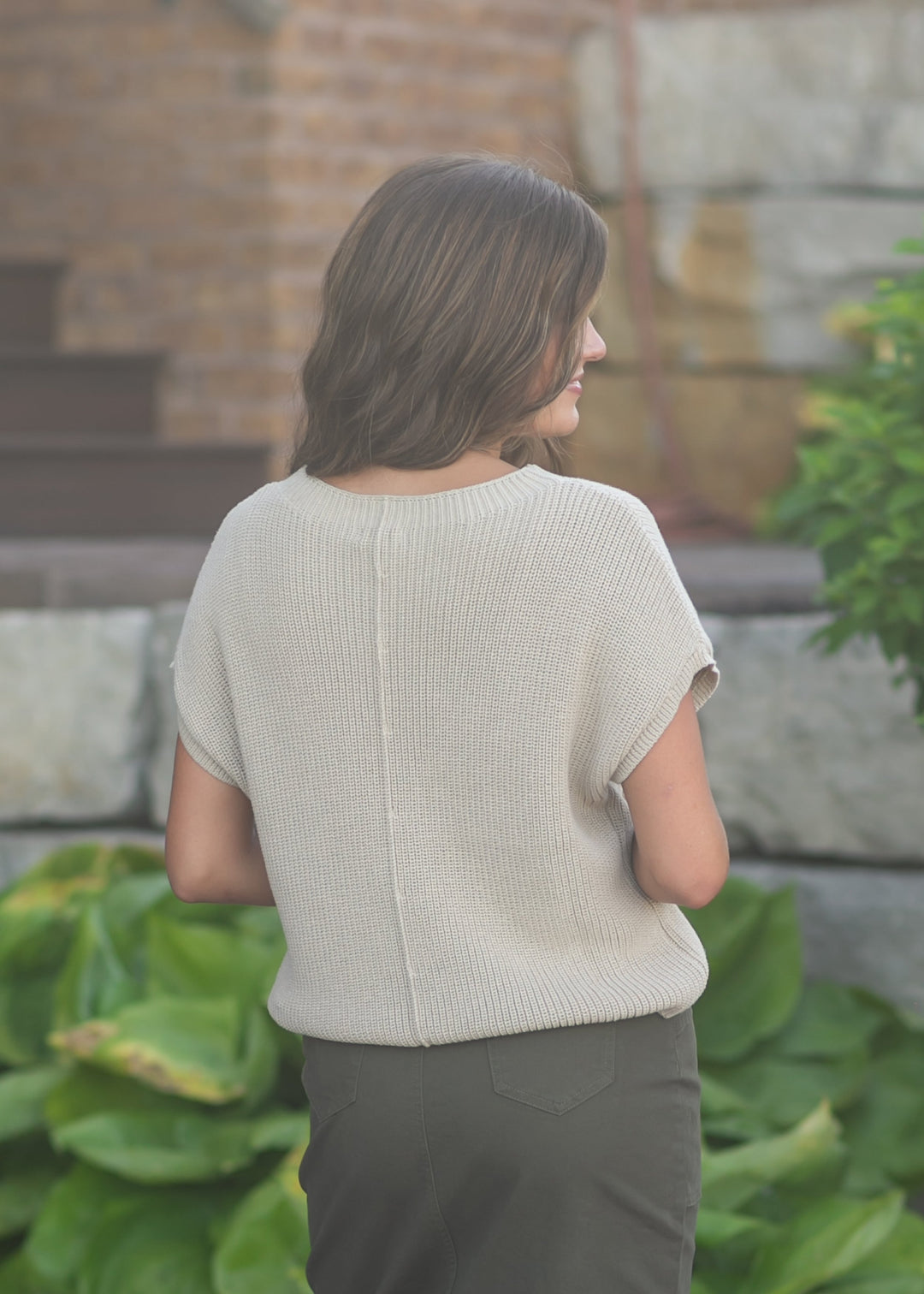 Danya Knit Sweater Set Top + Skirt