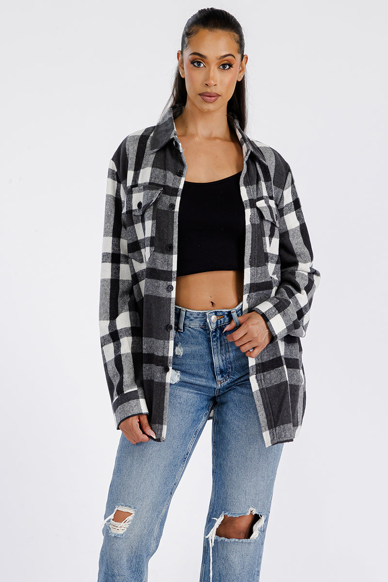 Boyfriend Oversized Soft Flannel Shacket