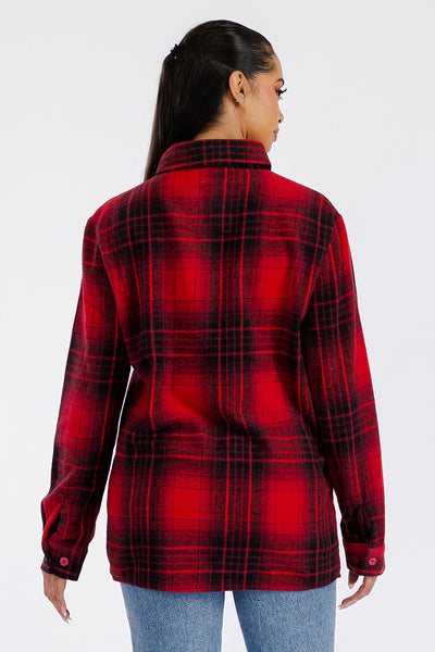 Boyfriend Oversized Soft Flannel Shacket