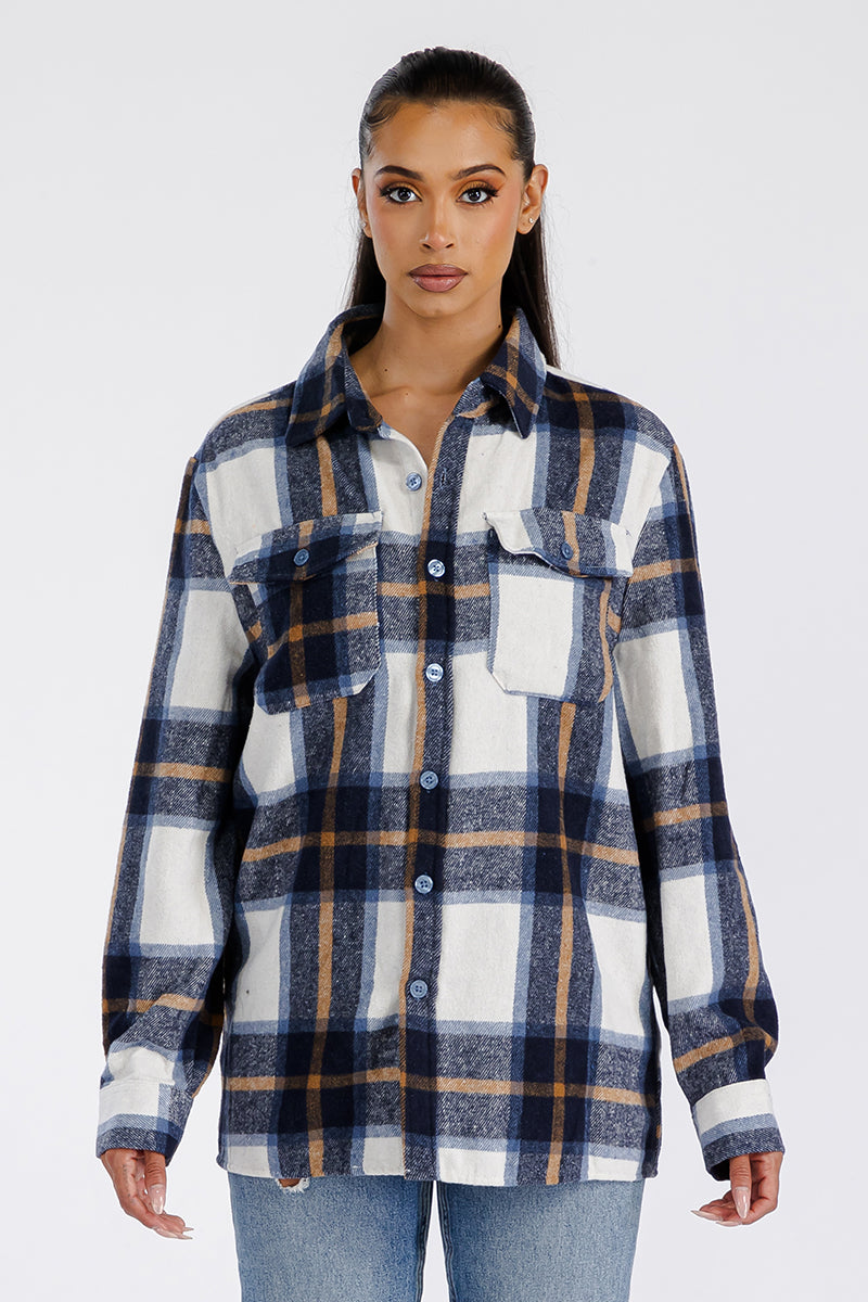 Boyfriend Oversized Soft Flannel Shacket