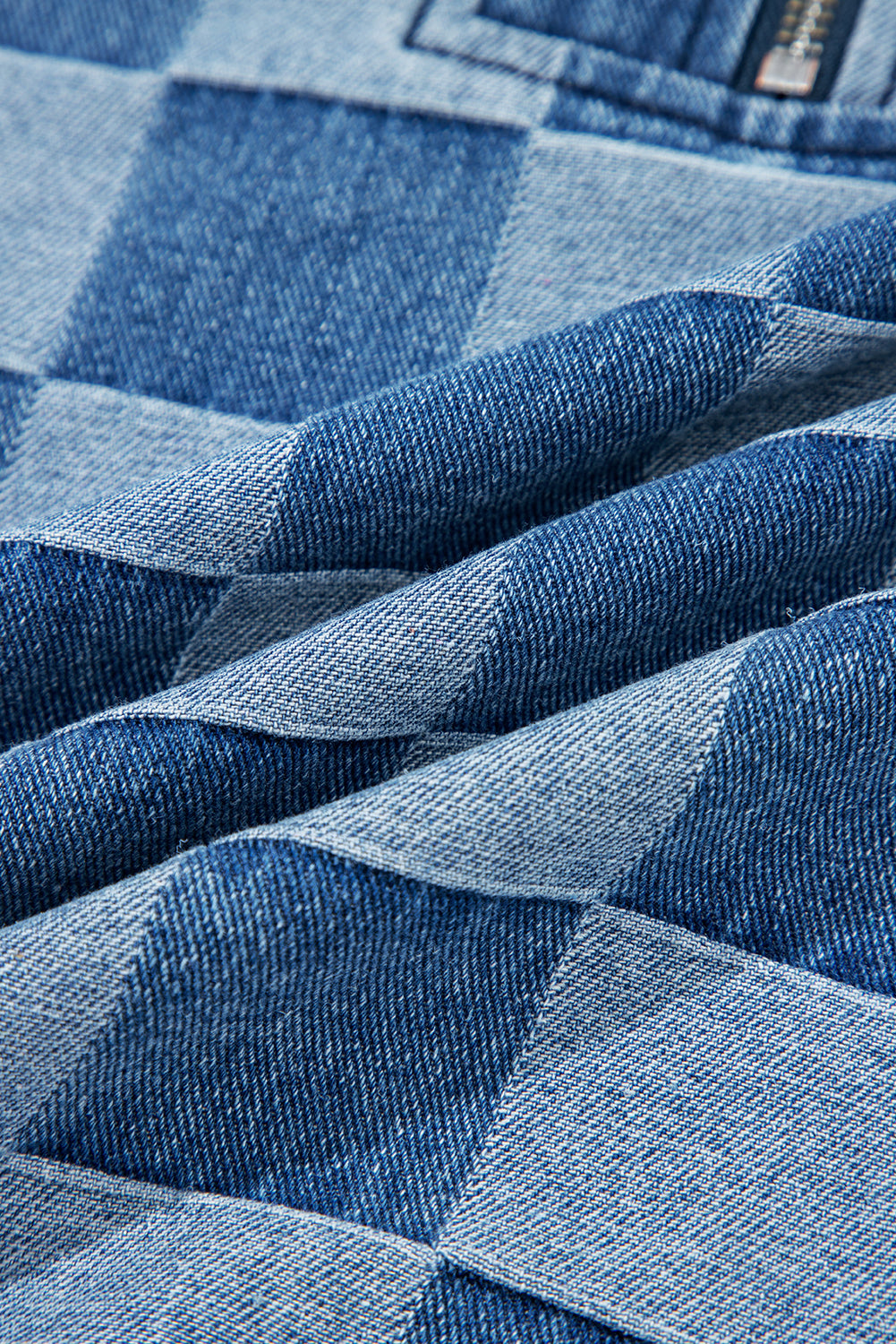 Taracella Checkerboard Zipped Kangaroo Hoodie