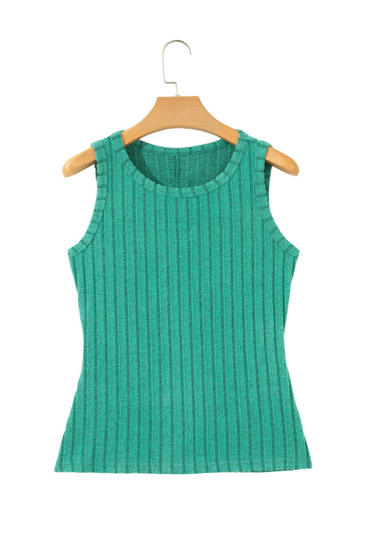 Phalaenopsis Slim Ribbed Mineral Wash Tank Top