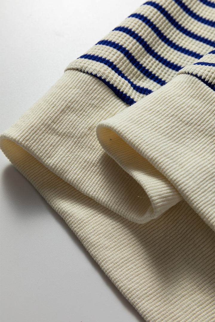 Emily Patched Drop Shoulder Sweatshirt