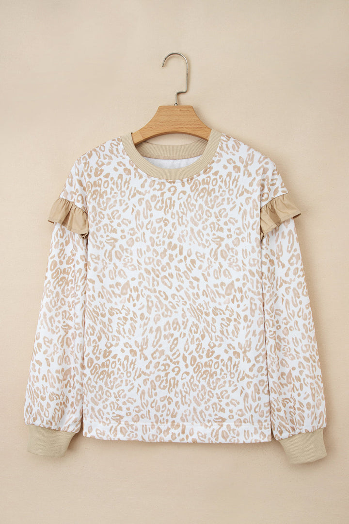 Aimee Detail Ribbed Trim Sweatshirt