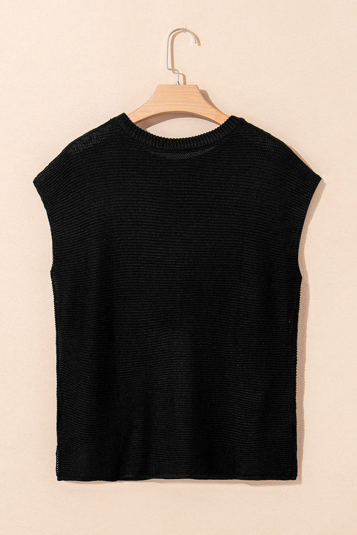 Jemma Sweater Tee with Side Slits