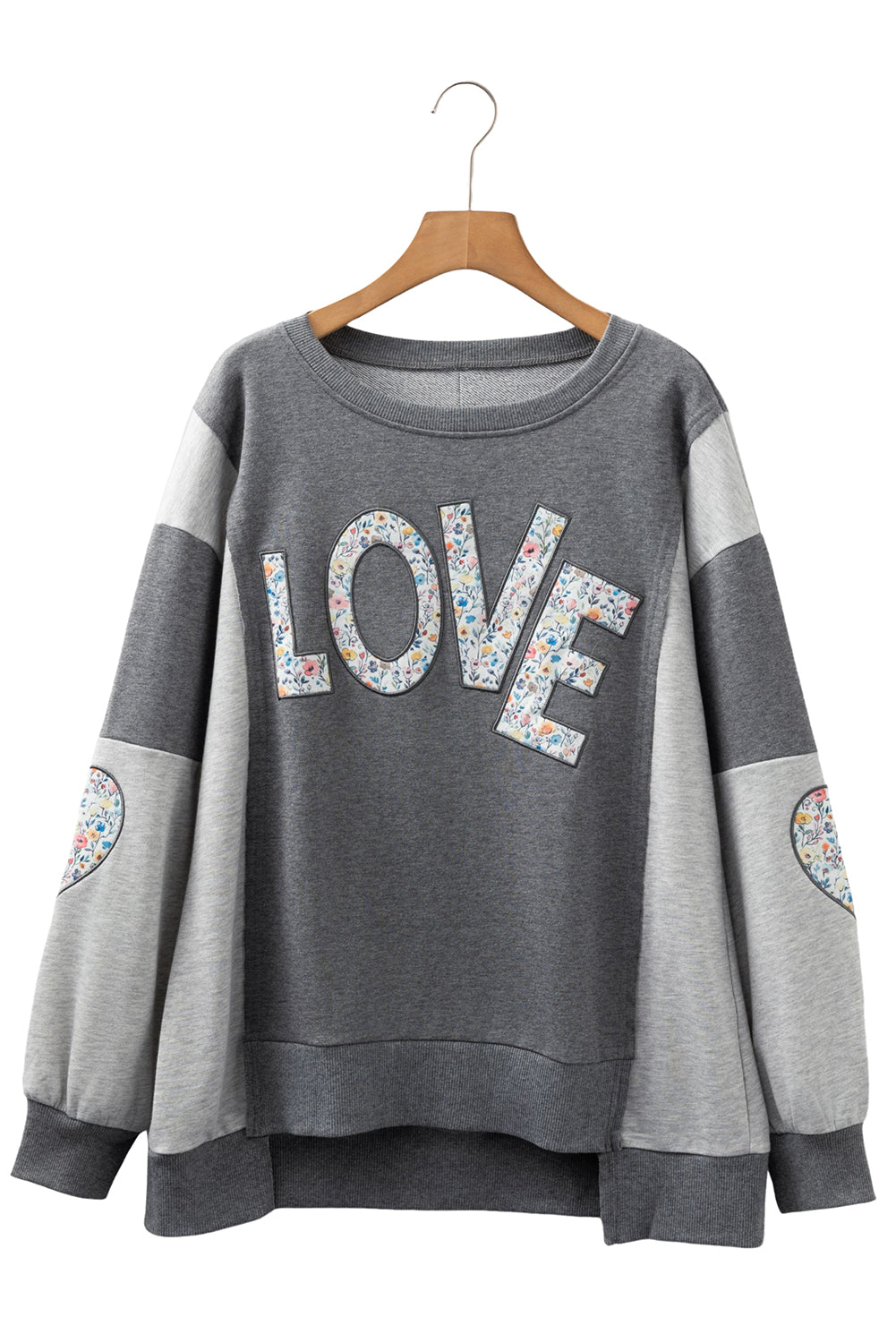 Payton Uneven Hem Chic Sweatshirt