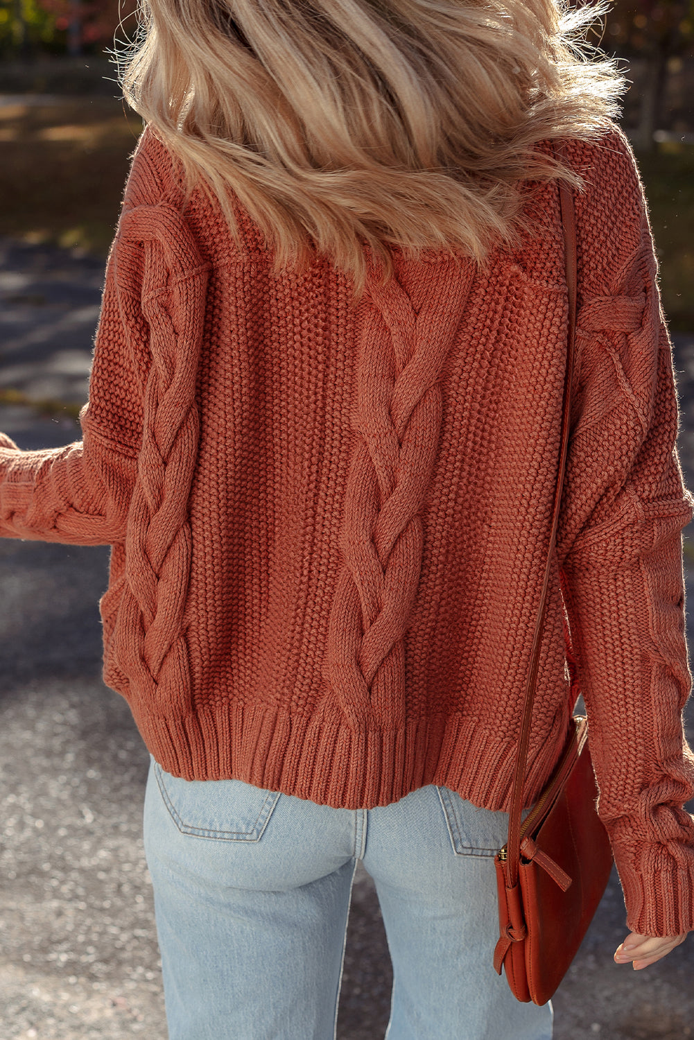 Willaira Slouchy Textured Knit Sweater