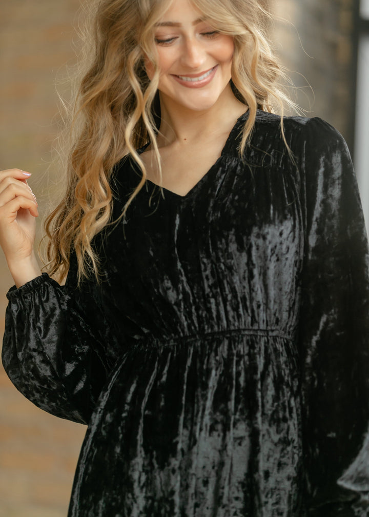 Diana Velvet Midi Dress - FINAL SALE