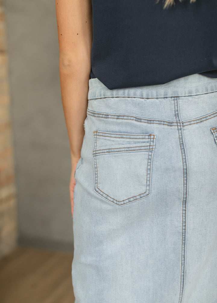 Donna Maxi Denim Skirt