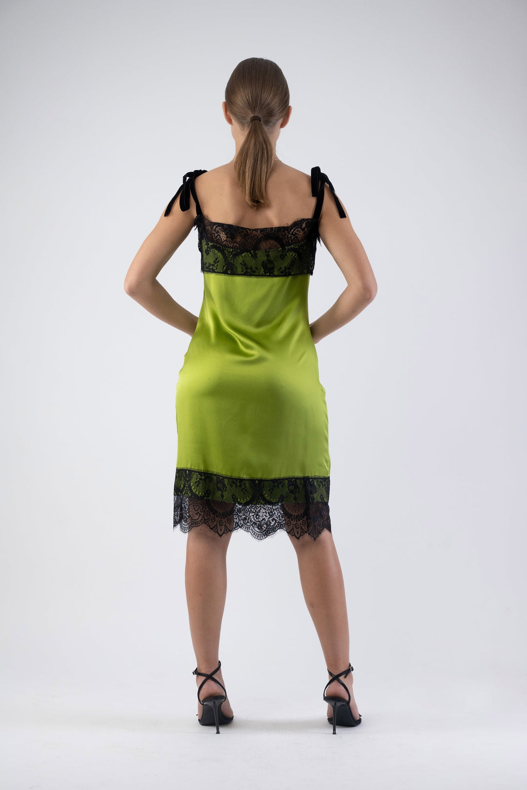 Green Silk Dress