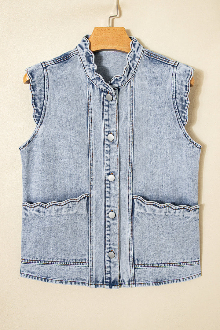 Ava Trim Patch Front Vest