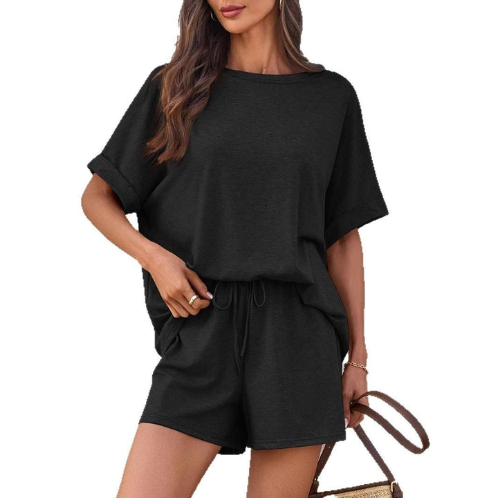 👕 Oversized T-Shirt &amp; Drawstring Shorts Set – Ultimate Casual Comfort