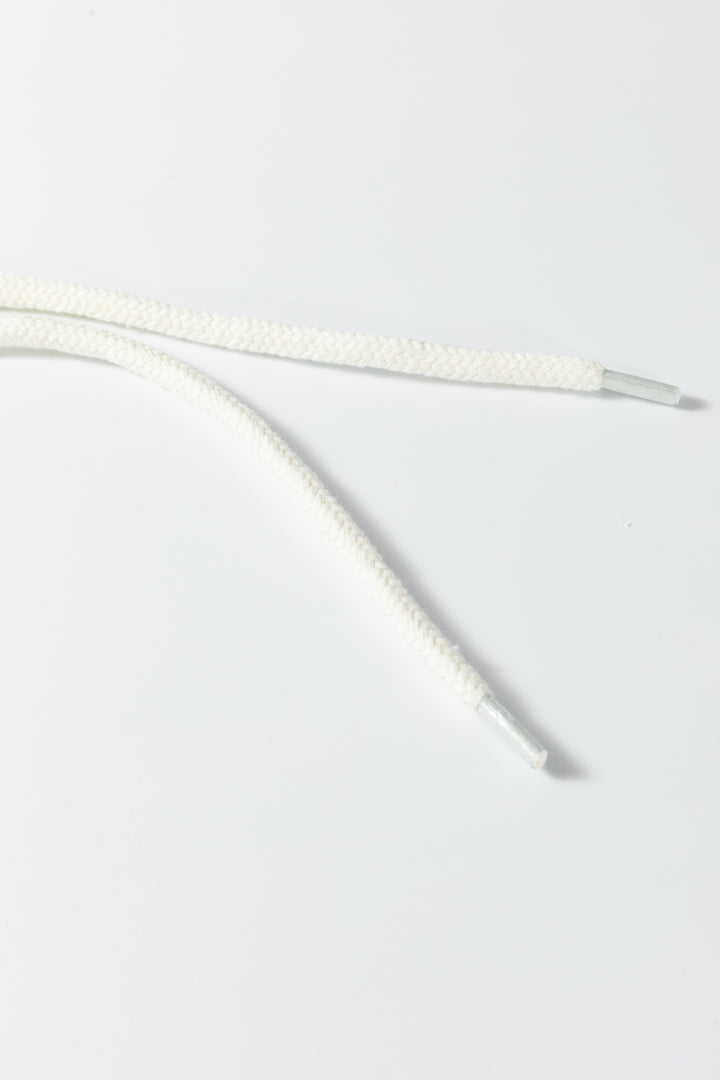 Beige Polka Dot Print Drop Shoulder Pullover Drawstring Jogger Pant Set