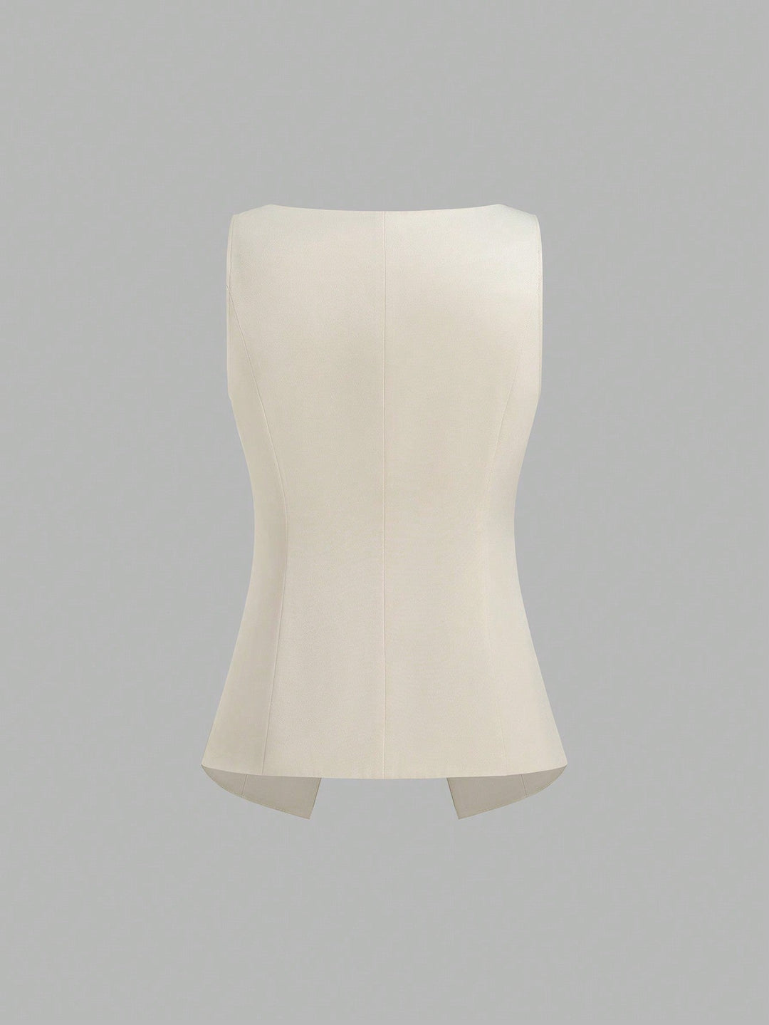 Women’s Minimalist Cinched-Waist Camisole – Single-Breasted Summer Tank
