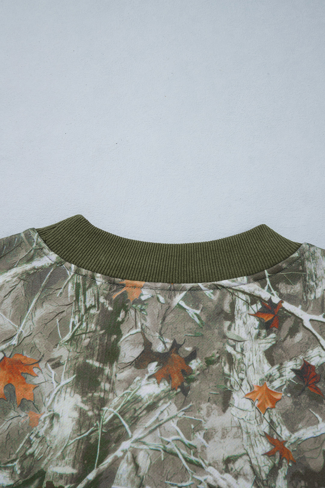 Beige Western Mallard Letter Print Baggy Pullover Sweatshirt