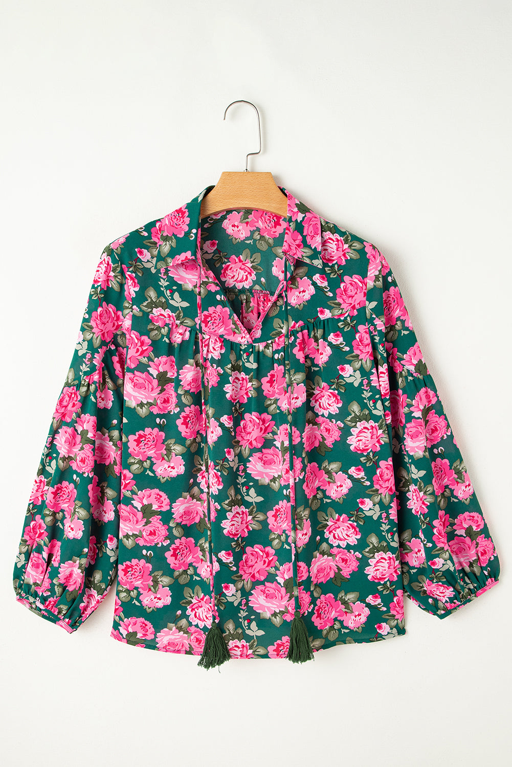 Cleo Collar Puff Sleeve Blouse