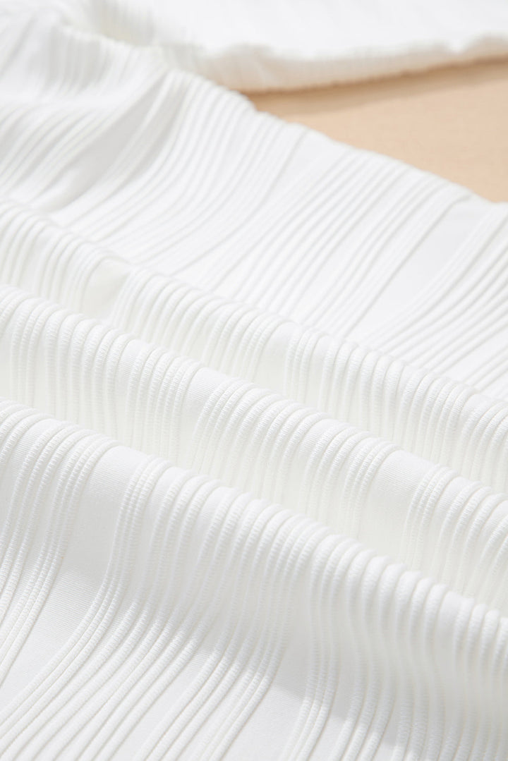 Nyomi Color Textured Zip Pullover