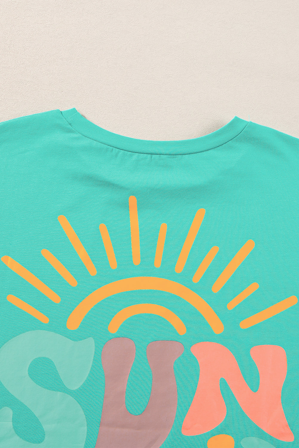 Mint Green SUNSHINE ON MY MIND Graphic Tee