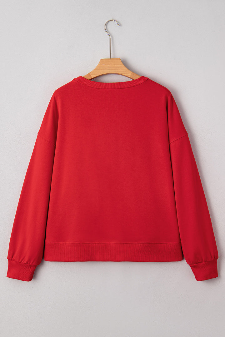 Grelyra Holiday Christmas Graphic Sweatshirt