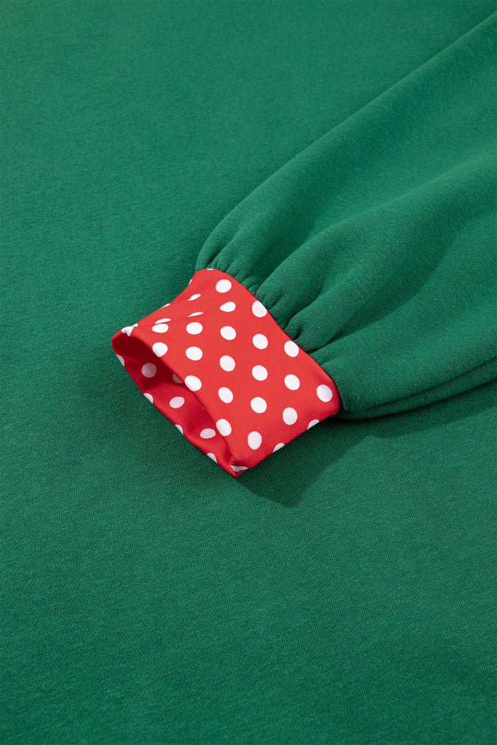 Carrot Gingham Trim Baggy Pullover 2pcs Short Set