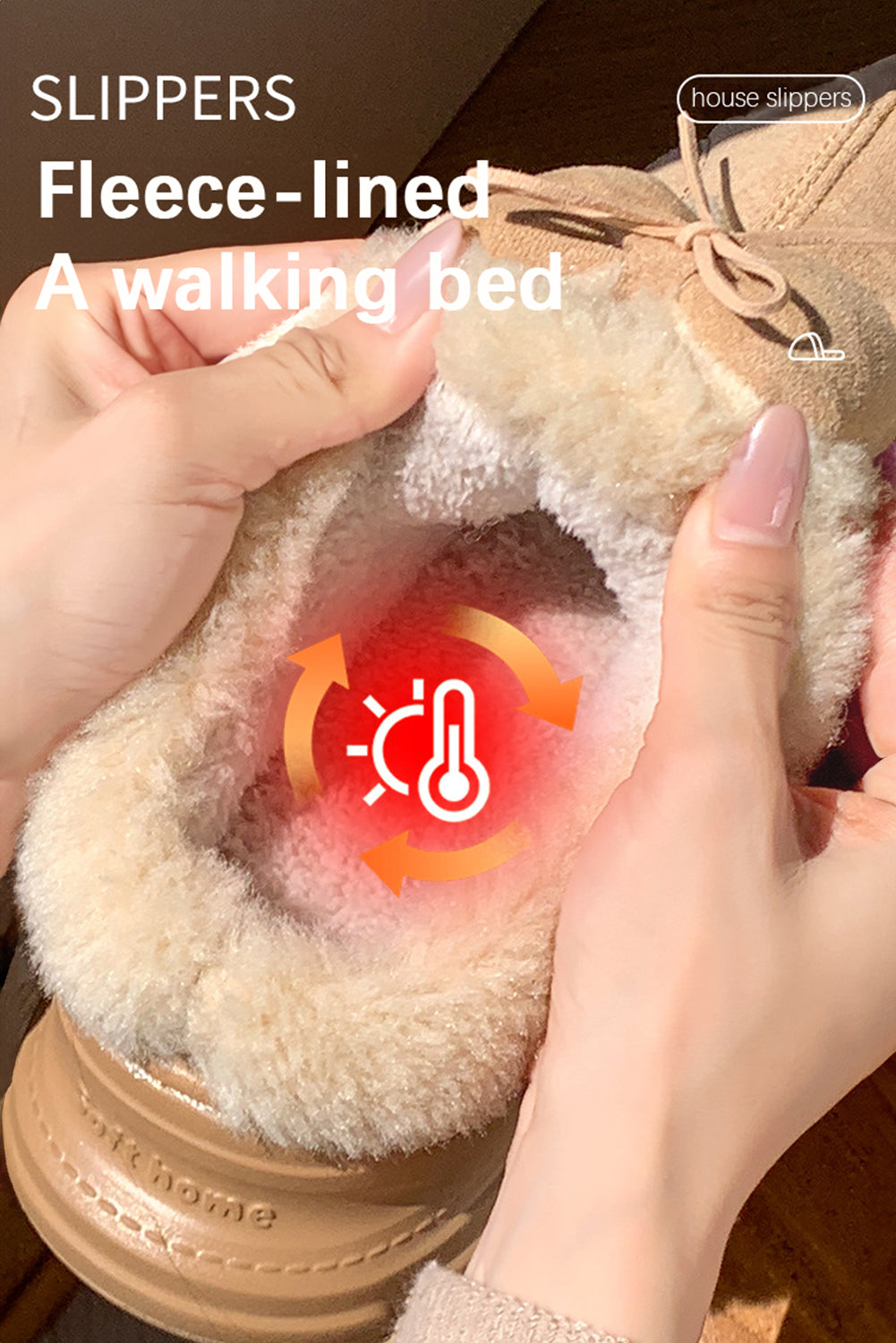 Brynlee Bow Decor Clog Slippers