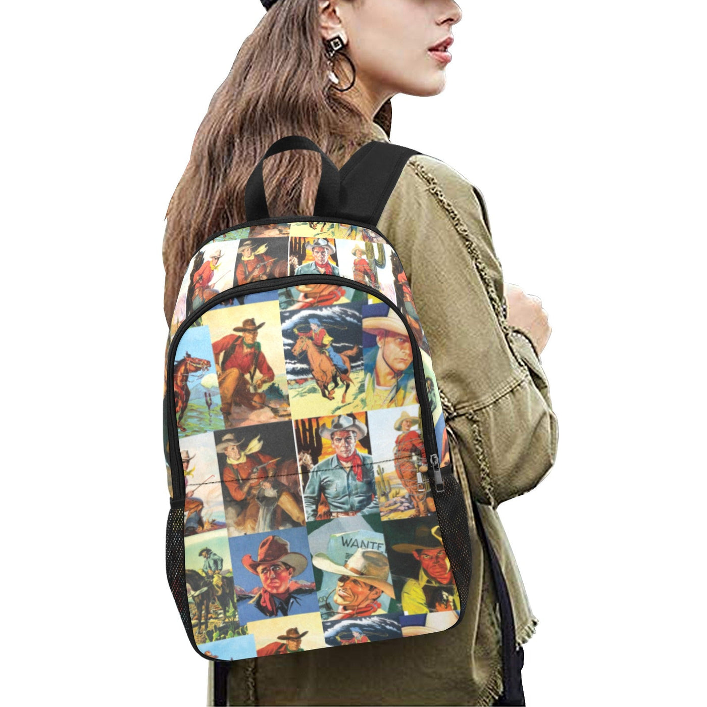 Cowboy Collage Backpack