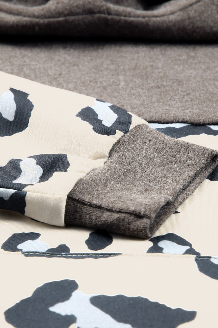 Avery Color Block Drawstring Hoodie