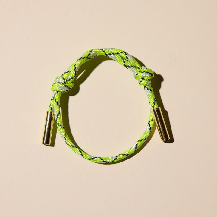 Electric Lime Cord Bracelet