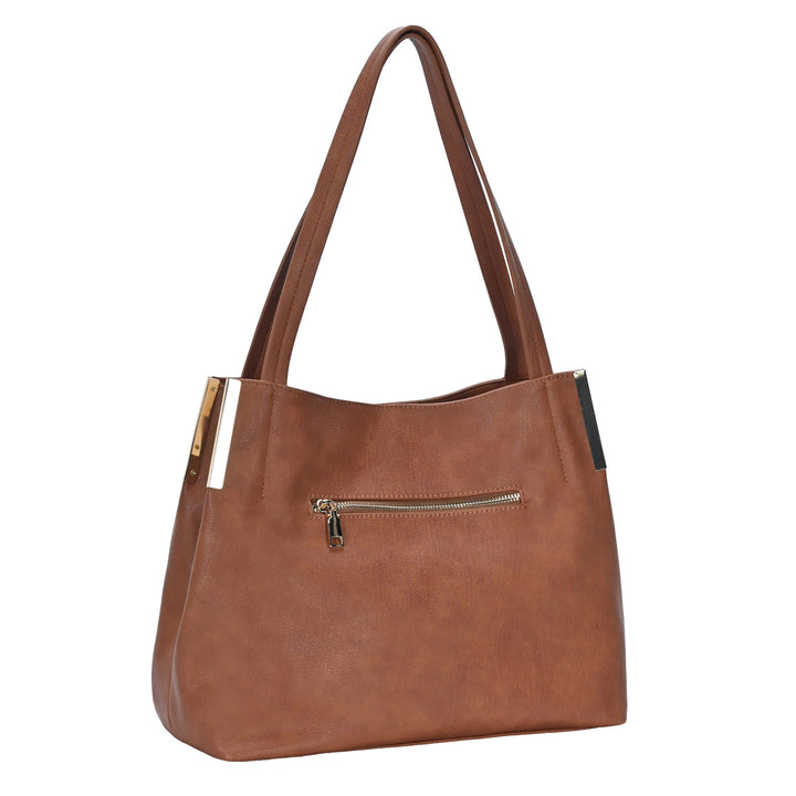 Elizabeth Triple Compartment Hobo