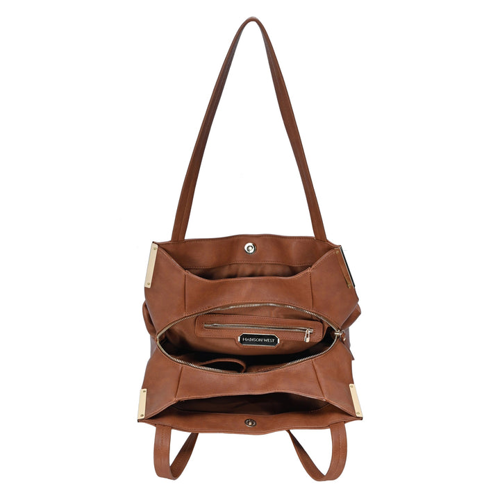 Elizabeth Triple Compartment Hobo