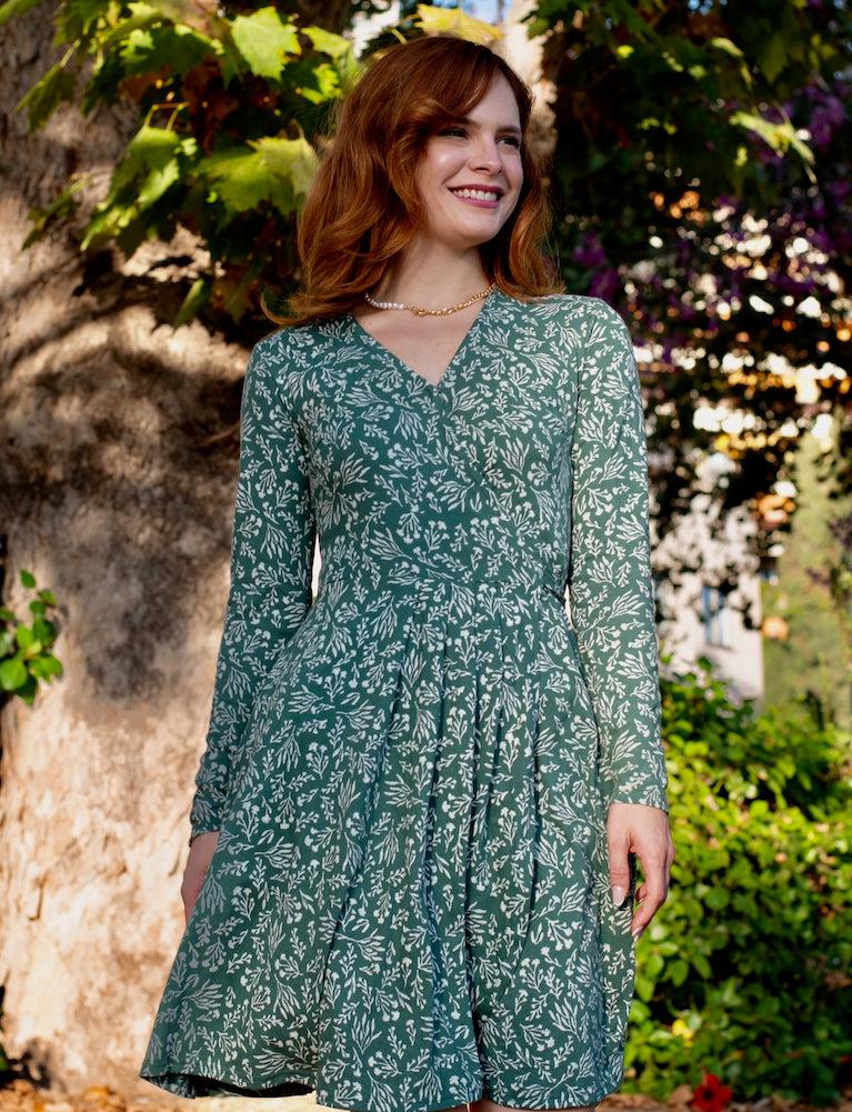 Enchanted Organic Wrap Dress