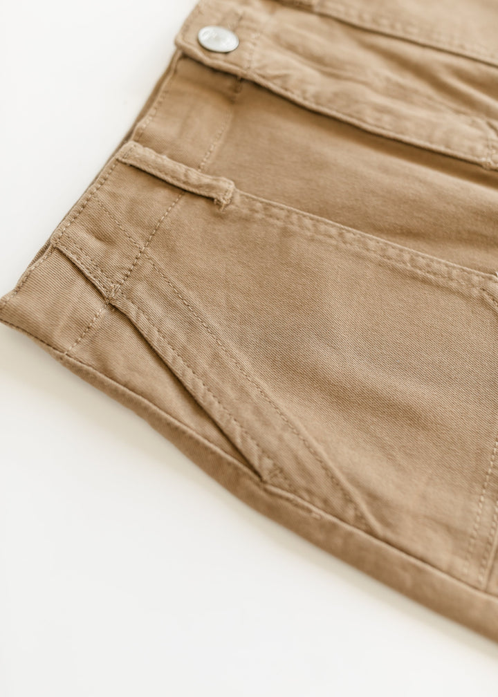 Erica Cotton Twill Midi Skirt