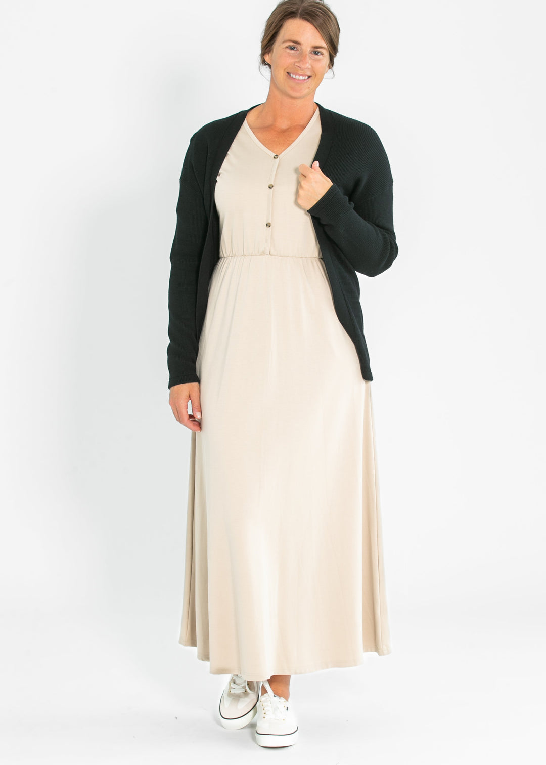 Essential Waffle Knit Cardigan - FINAL SALE