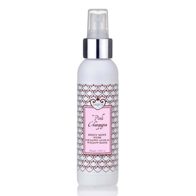 Pink Champagne Hydrating Body Mist With Organic Aloe & Willow Bark