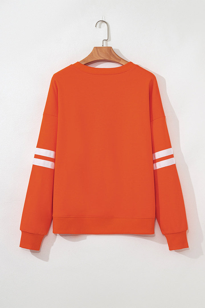 Taylor Striped Oversized Sweatshirt