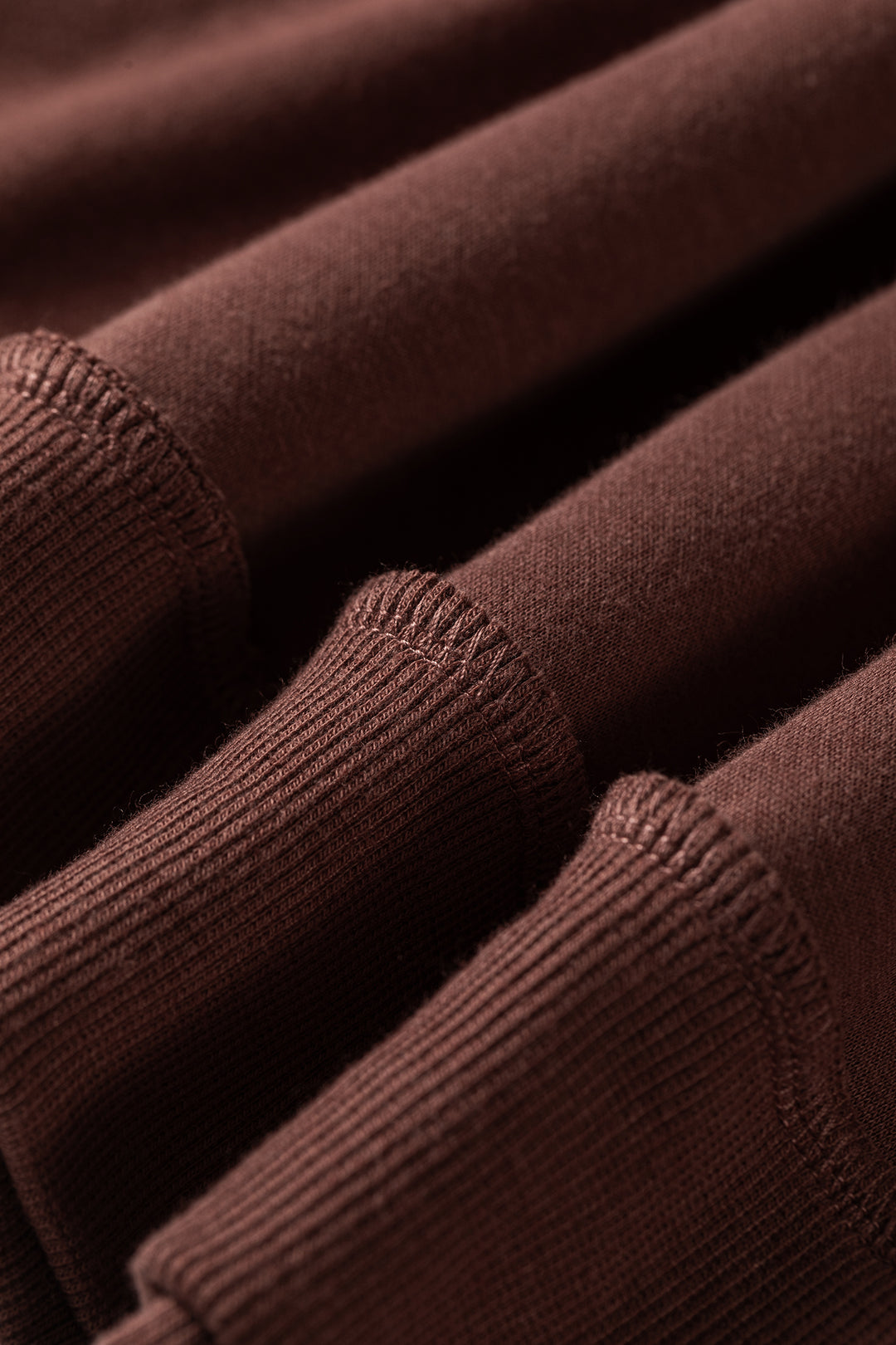 Carrot Oversize Drop Shoulder Reversible Mock Neck Sweatshirt