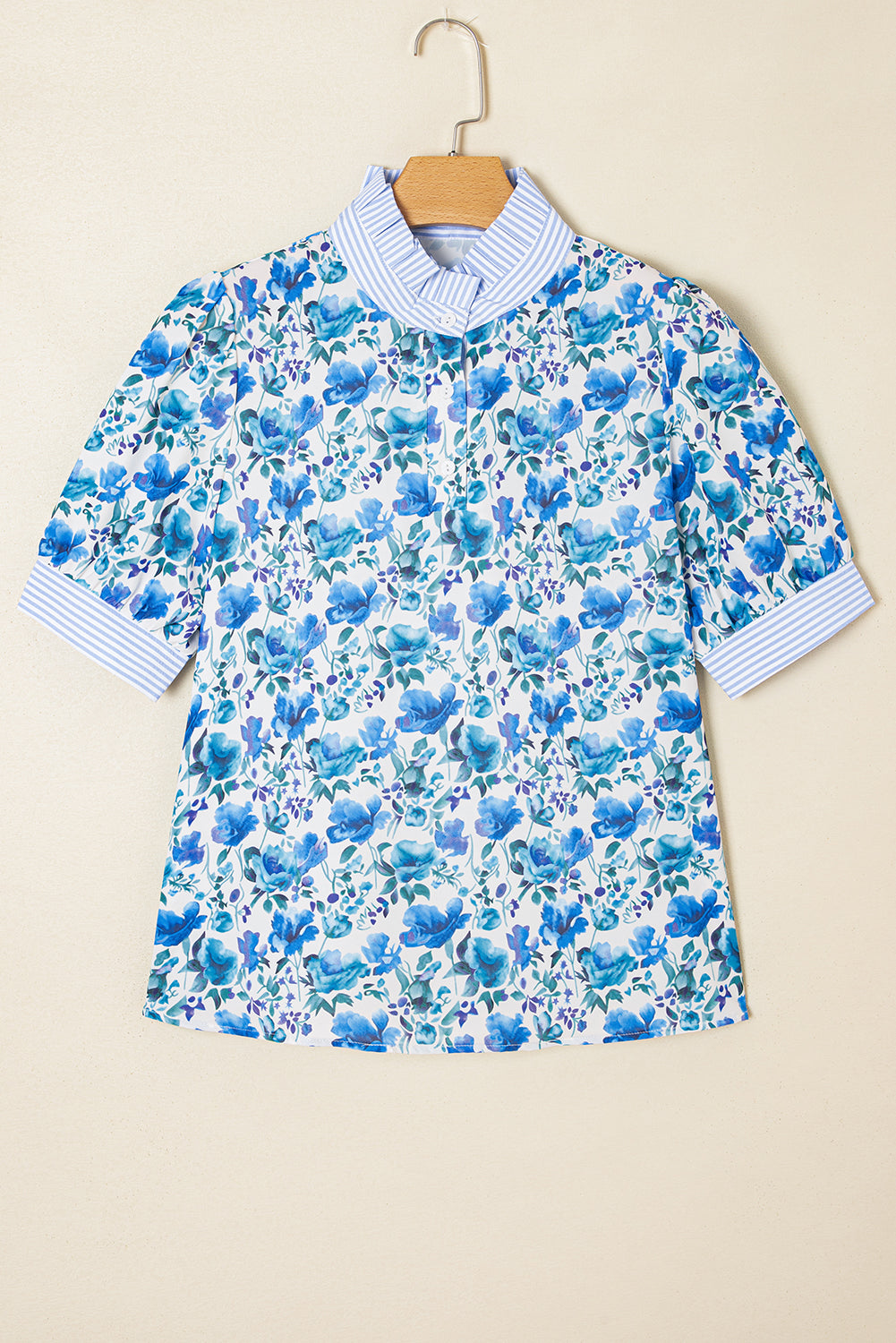 Blair Collared Short Sleeve Blouse