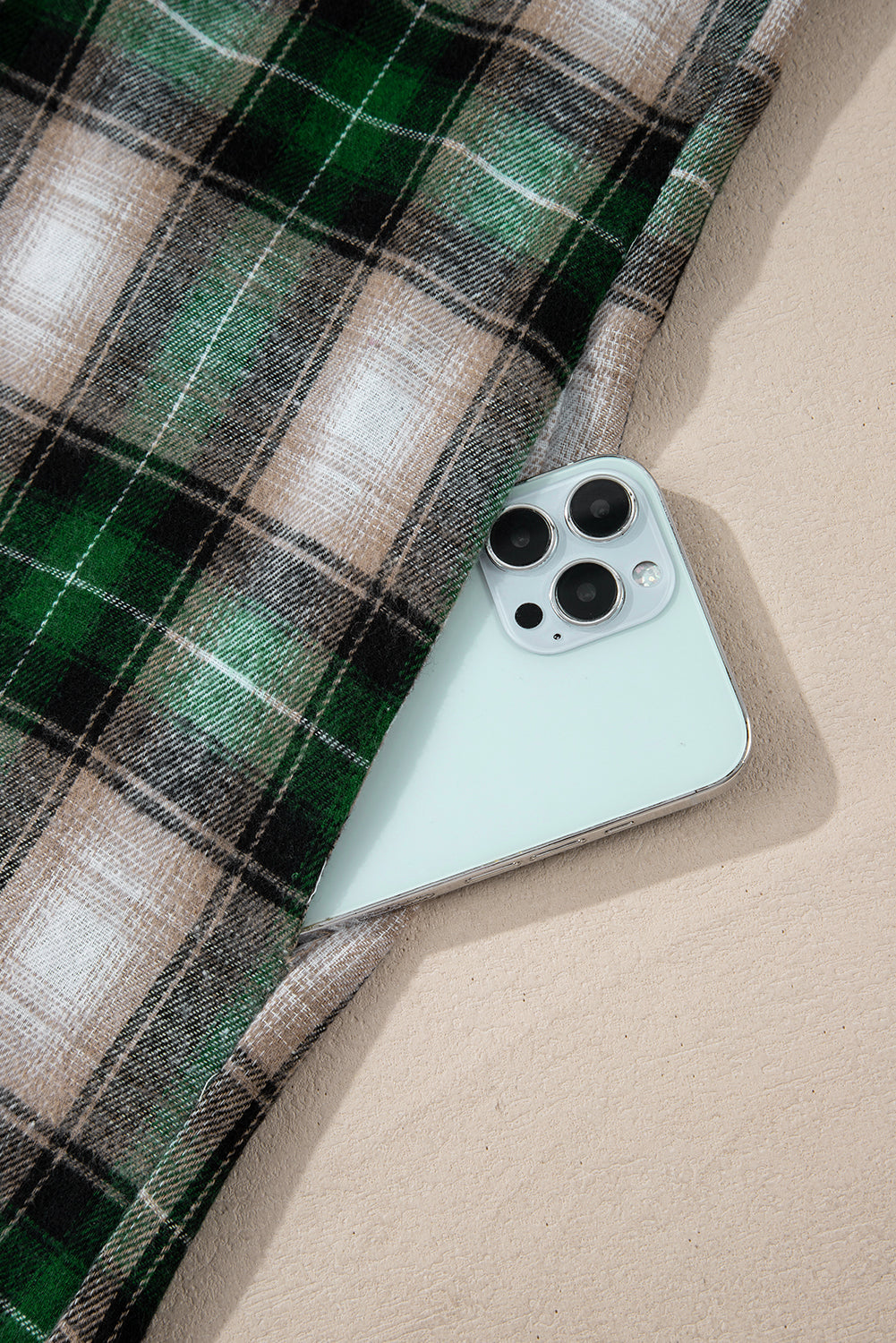 Ava Print Chest Hooded Shacket