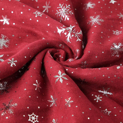 Thermal Snowflakes Polyester Scarf