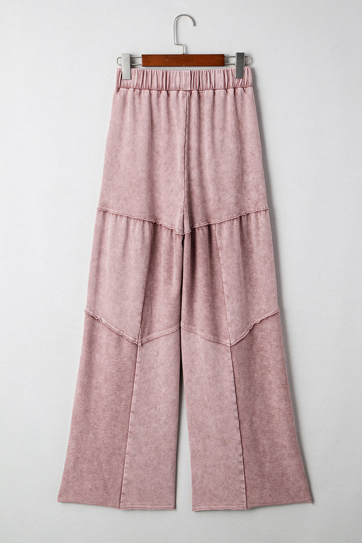 Murphy Leg Patchwork Drawstring Pants