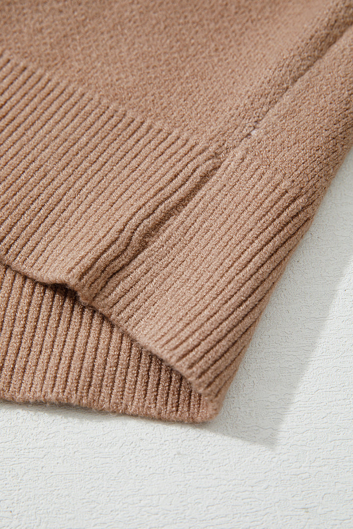 Eliana Block Knit Baggy Sweater