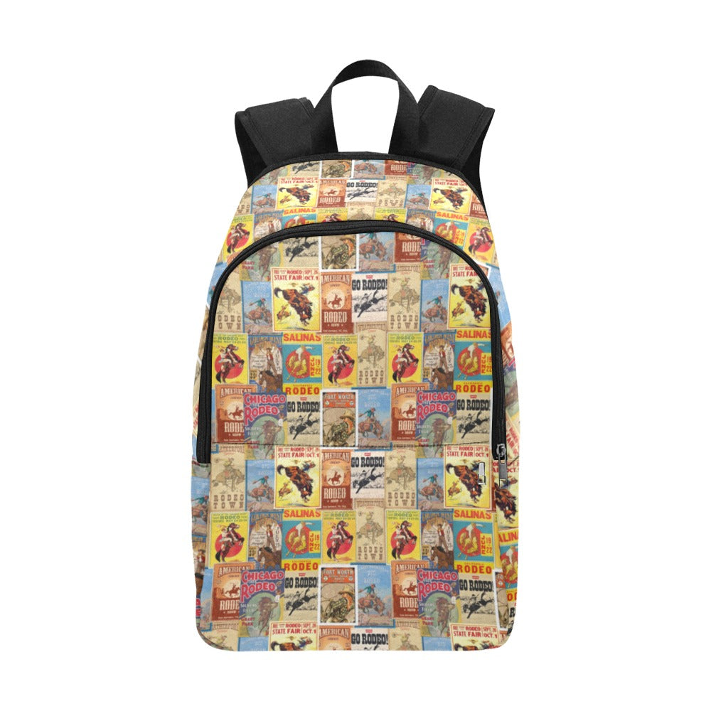 Vintage Rodeo Poster Backpack