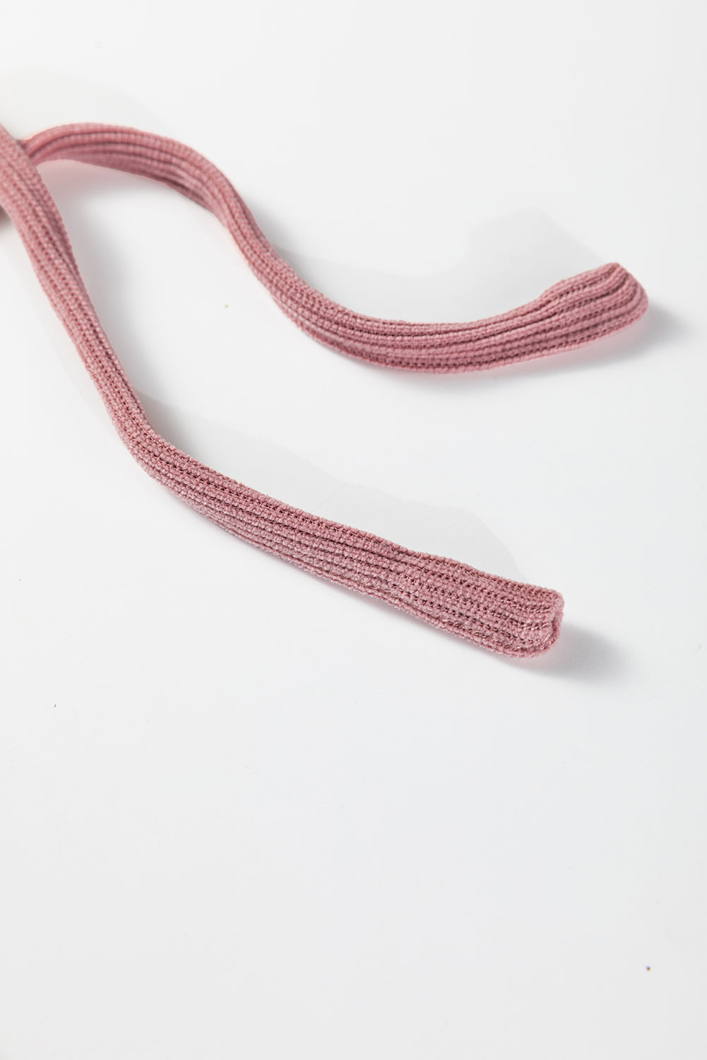 Fushia Solid Color Textured Knit Drop Shoulder Pullover Drawstring Shorts Set