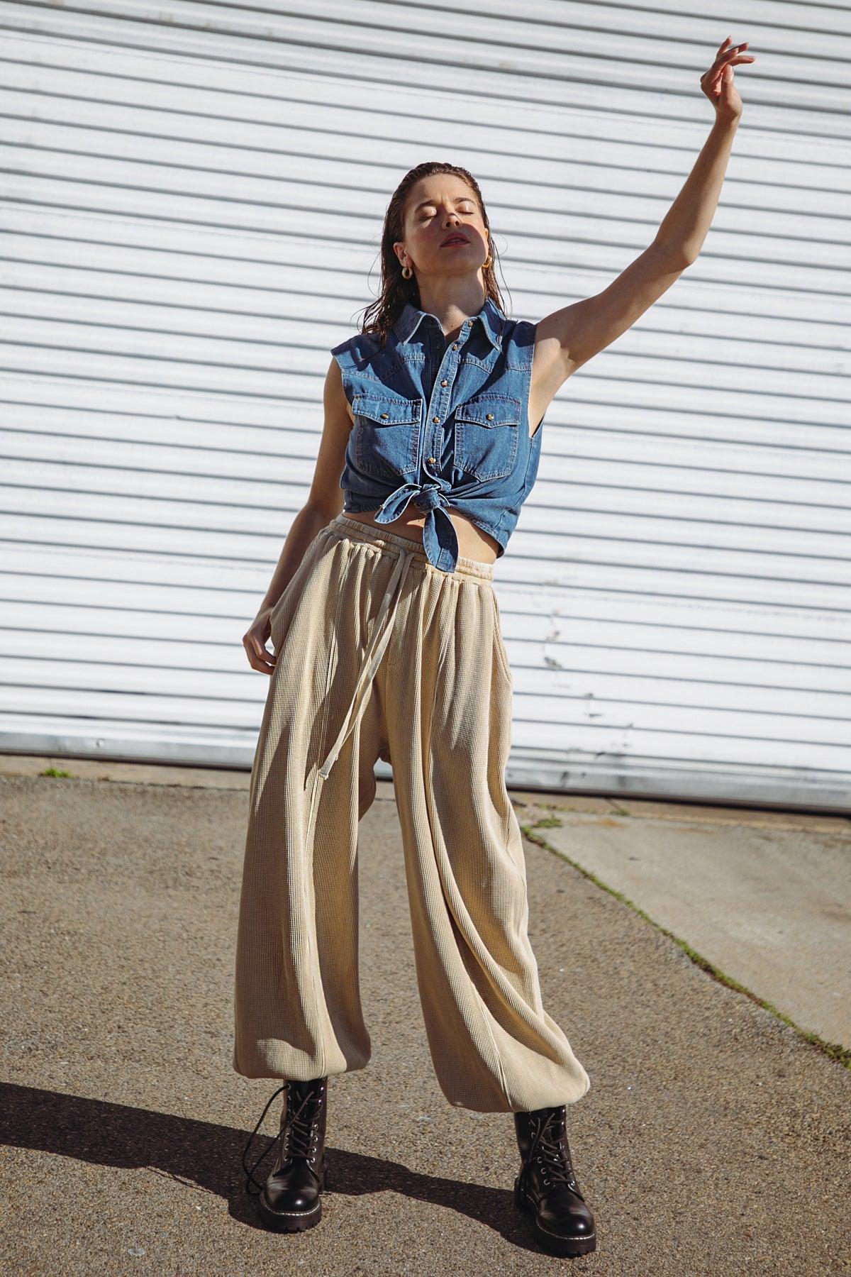 KEEPER OF MY HEART DENIM TOP