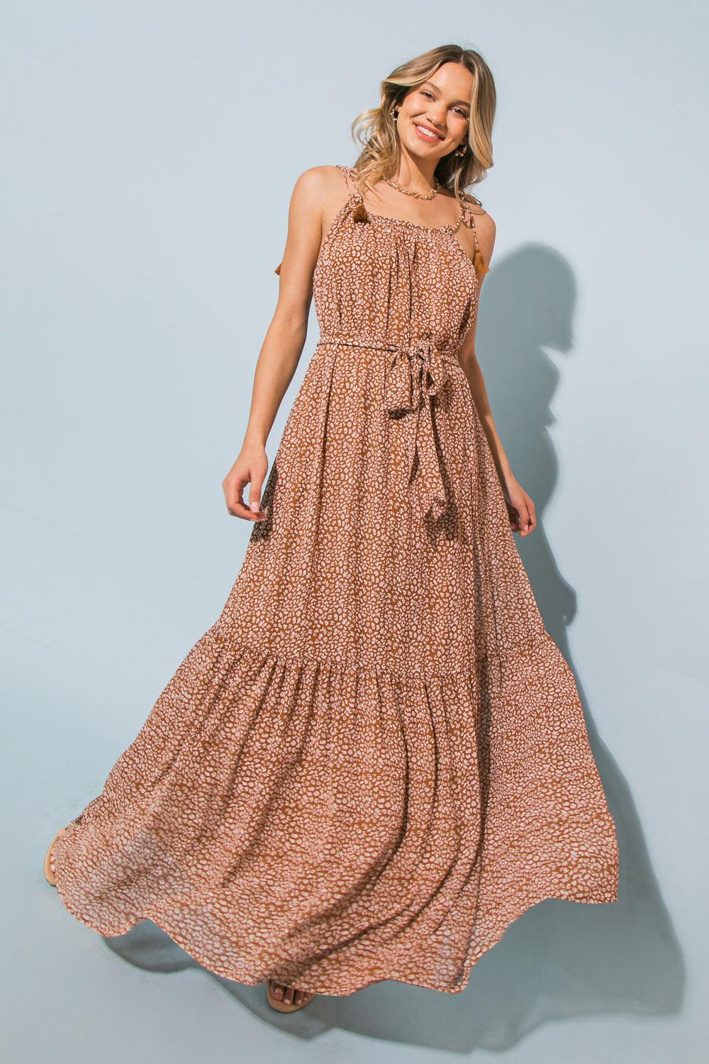 DIVINE DISPLAY MAXI DRESS