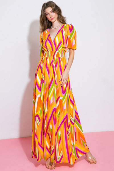 BE SERIOUS WOVEN MAXI DRESS