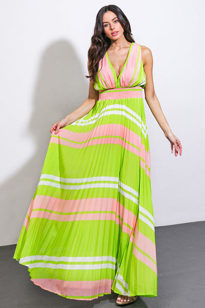 A QUICK TRIP WOVEN MAXI DRESS