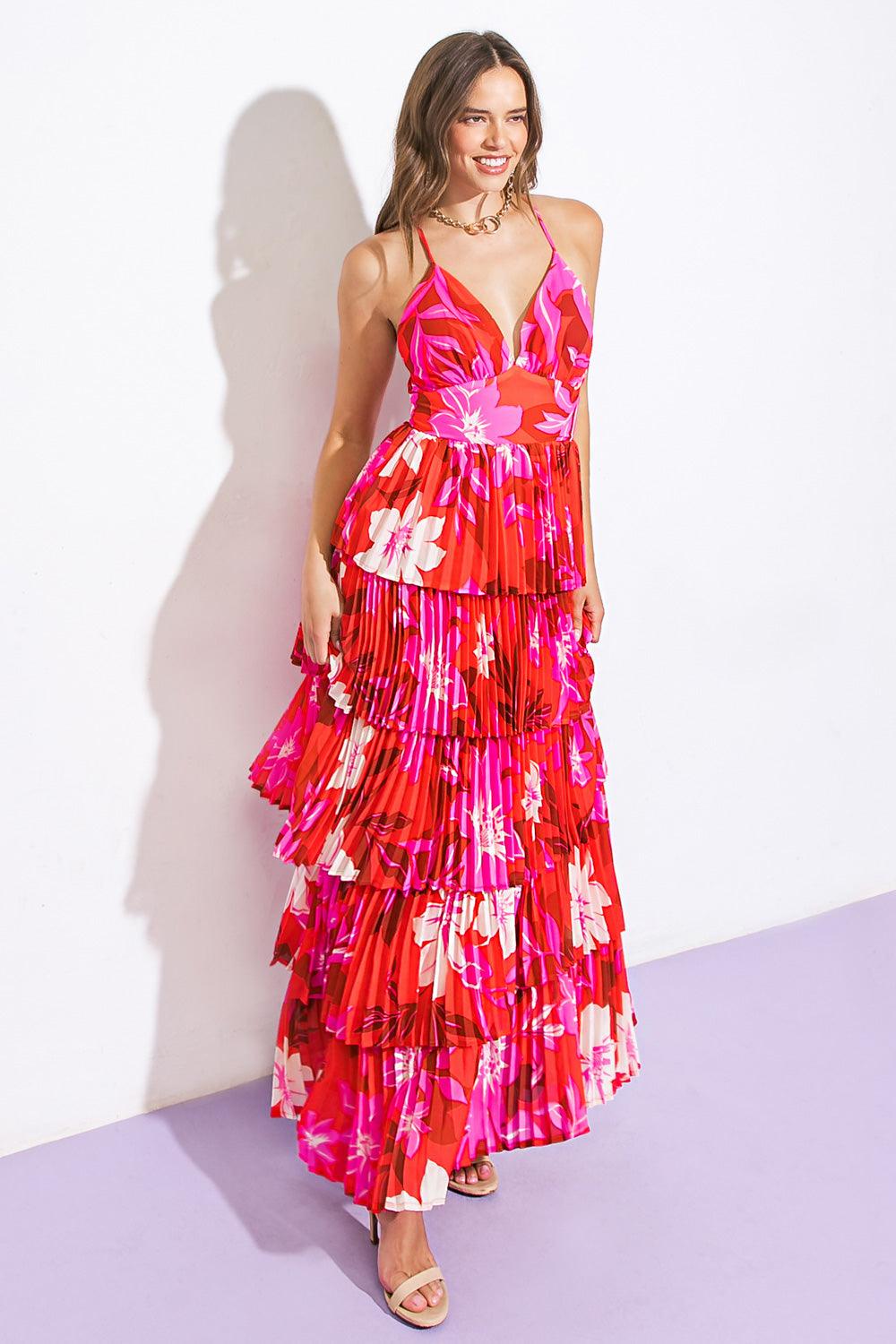 BEYOND AMAZING WOVEN MAXI DRESS