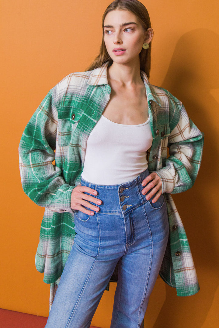 SWEET EVENINGS WOVEN MIDI JACKET