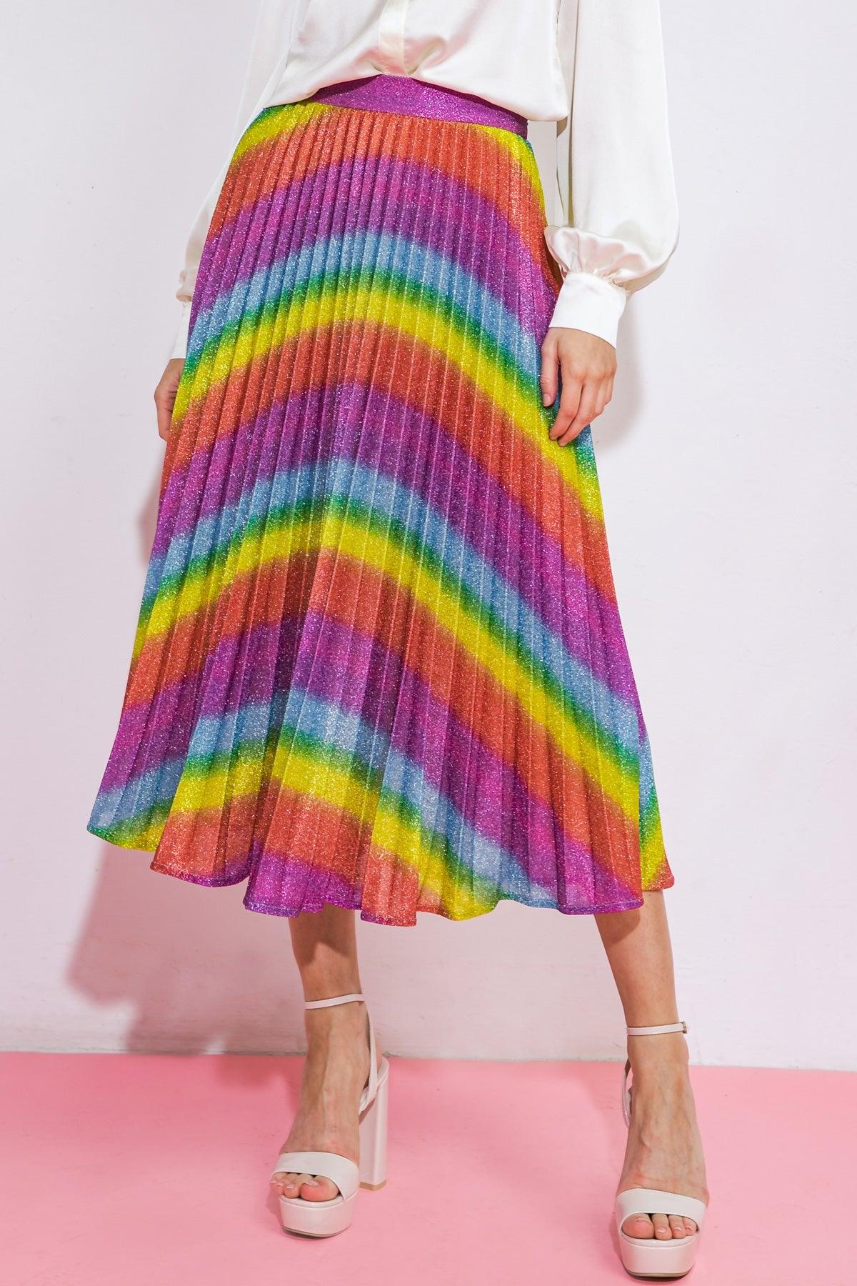 ALWAYS STAND OUT MIDI SKIRT